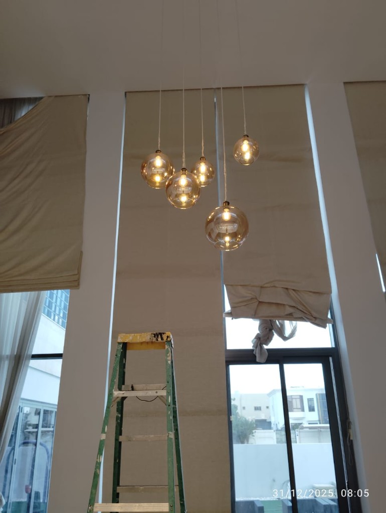Pendant lighting installation