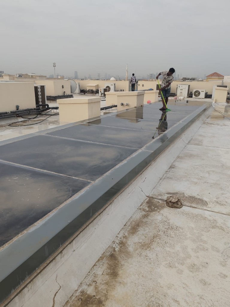 Rooftop maintenance and outdoor AC servicing in Dubai